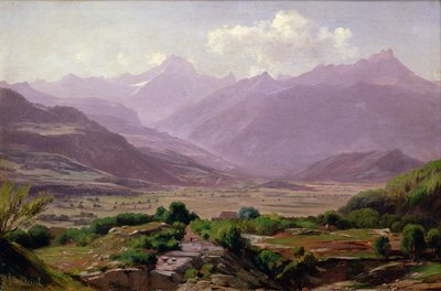 A Valley at Dawn, 1852 by Antoine Chintreuil